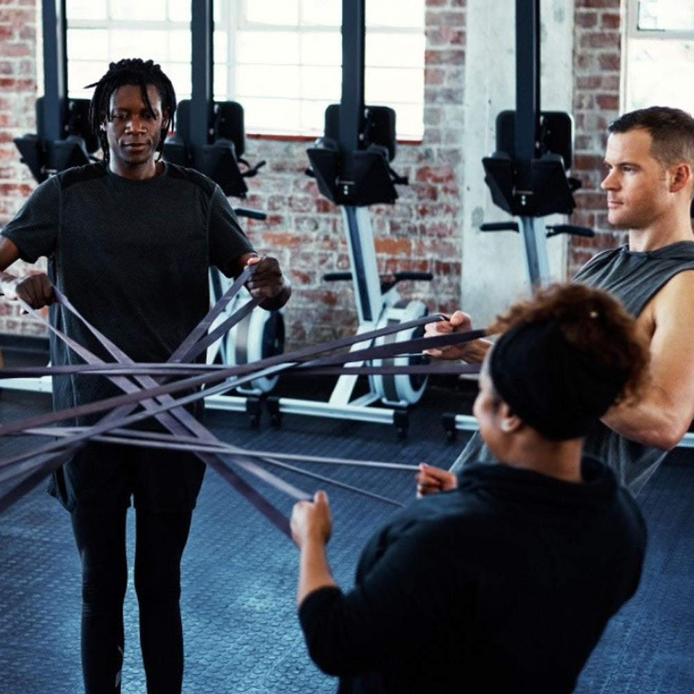 Set de Bandas de Resistencia de Tela - 3 Niveles de Intensidad para Fitness en Casa